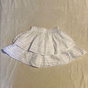 Janie and Jack White Tiered Bubble Skirt
